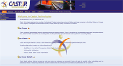 Desktop Screenshot of castortech.com