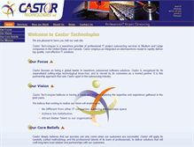 Tablet Screenshot of castortech.com